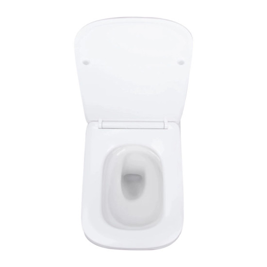 Инсталляция с унитазом Qtap Tern Ultra Quiet 525x345x360 + Nest 4 в 1 (линейная клавиша White)