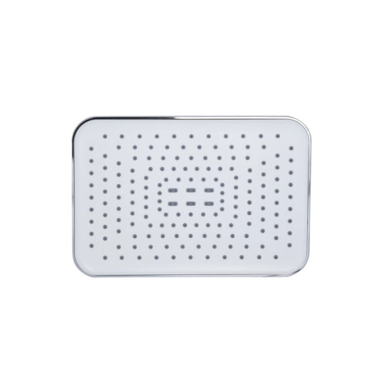 Лійка для верхнього душу Qtap Hlavova 260x180 QTHLA107CRM45785 Chrome/White
