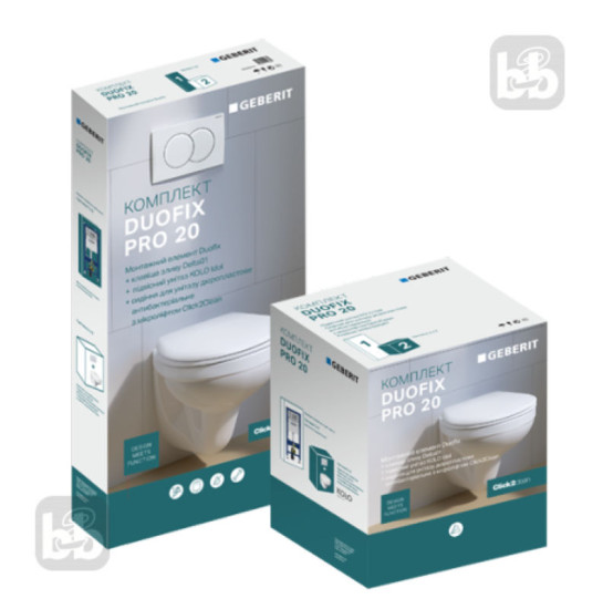 Инсталляция с унитазом Geberit Duofix PRO 20 118.315.11.2