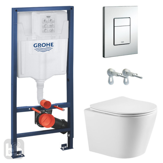 Инсталляция с унитазом Grohe Rapid SL 38772001 + Imprese Dobry c06802203