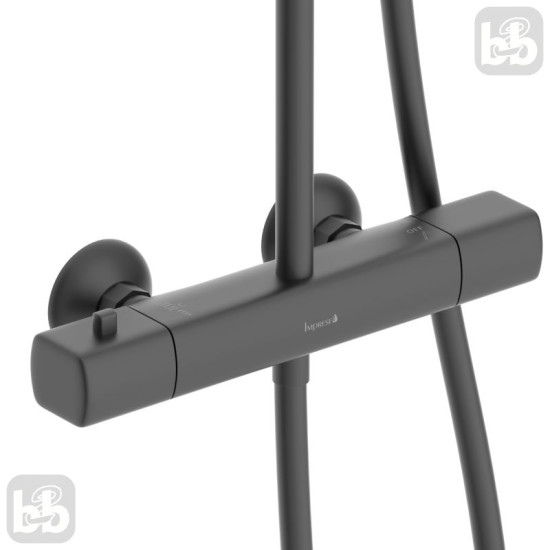Душова система Imprese Bilovec t048S00910SR чорний матовий