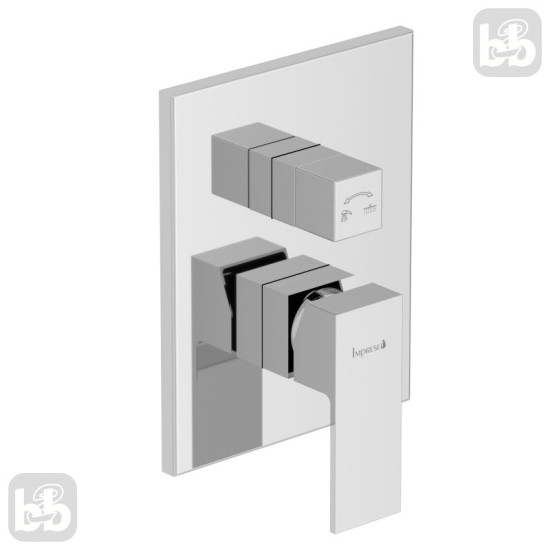 Душова система прихованого монтажу Imprese JUDIT t03010801SQС хром
