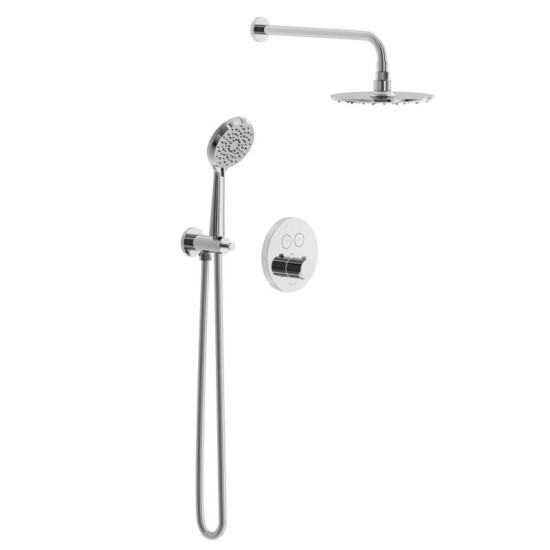 Душевая система скрытого монтажа Imprese Kucera Click t04803401SAC хром