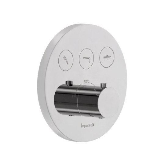 Душевая система скрытого монтажа Imprese Kucera Click t04803401SBC хром