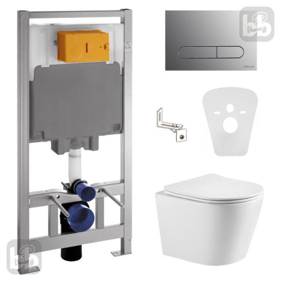 Инсталляция с унитазом Volle Master 141515 + Imprese Dobry c06802203