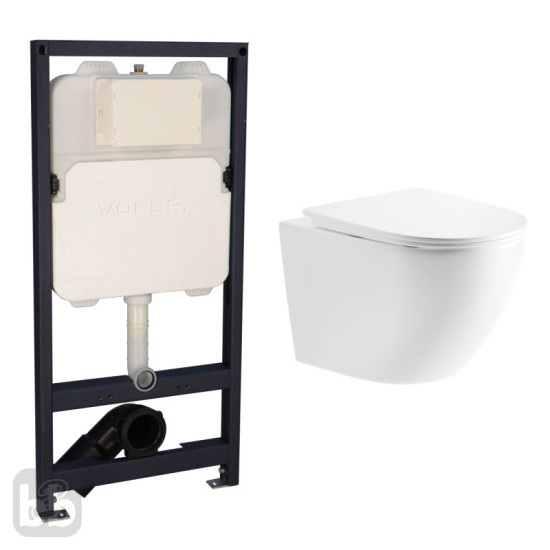 Инсталляция с унитазом Volle Master OLA 2130.000200 + Imprese Rozkos TWIST c06310103
