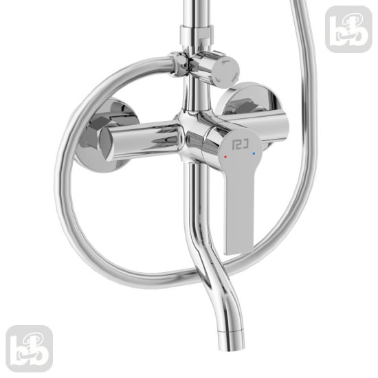 Душова система RJ LUX P RJSP120-05CH хром