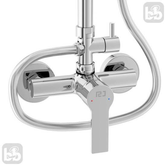 Душова система RJ LUX P RJSP120-07CH хром