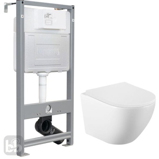 Инсталляция с унитазом Imprese i-FRAME i1210 + Volle Amadeus 2.0 vortice 1313.001000