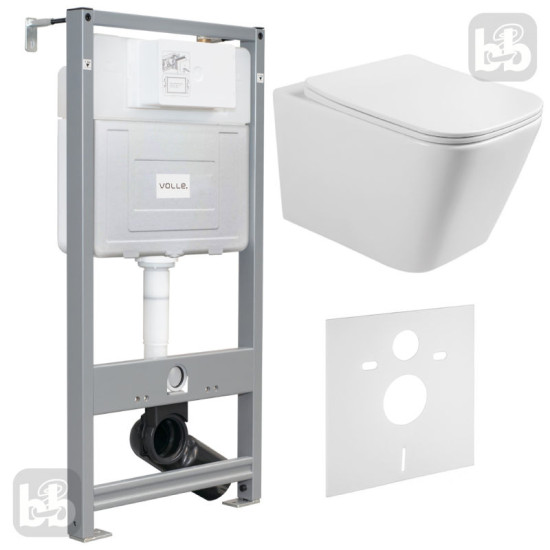 Инсталляция с унитазом Volle Master EVO 212010 + Volle Libra 2.0 vortice 1321.001000