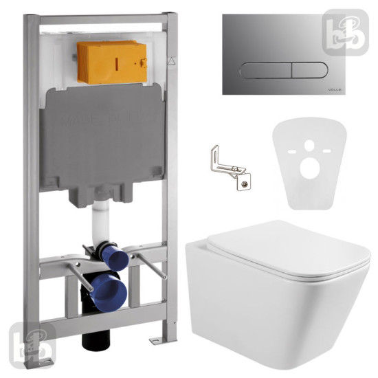 Інсталяція з унітазом Volle Master 141515 + Volle Libra 2.0 vortice 1321.001000