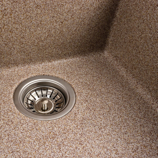 Кухонная мойка Valeso 4040 RUBA матовая карамель