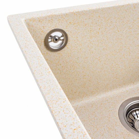 Кухонна мийка Valeso 4040 RUBA матовий пісок