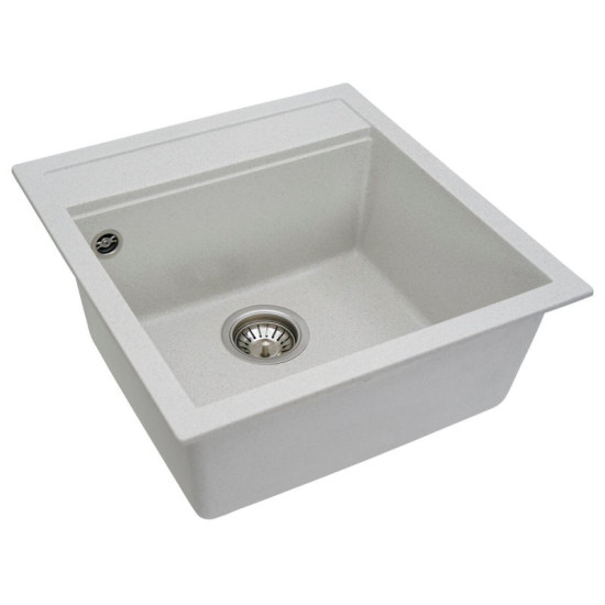 Кухонная мойка Valeso 5149 FIESTA матовая белая в точку