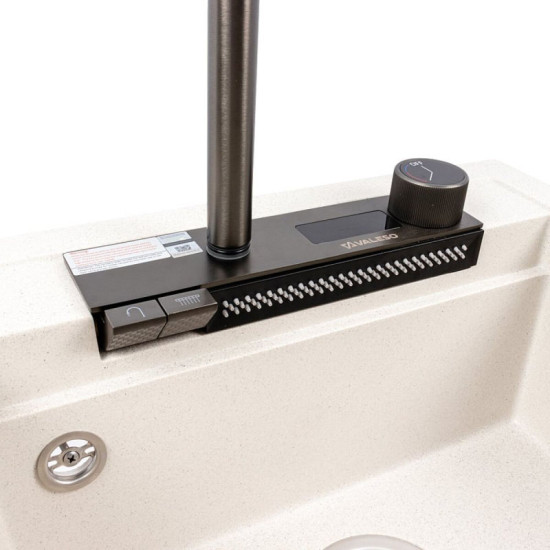 Кухонная мойка Valeso 5149 VIVA матовая белая в точку