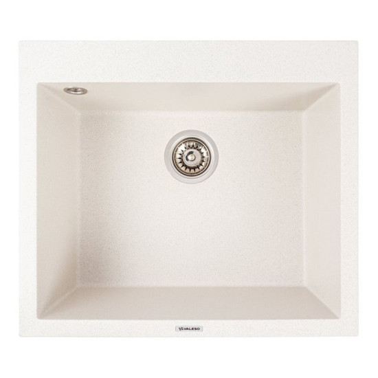 Кухонная мойка Valeso 5750 DAVINA белая в точку