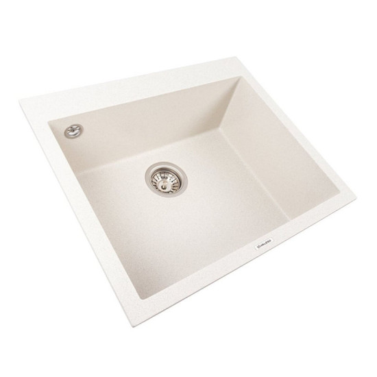 Кухонная мойка Valeso 5750 DAVINA белая в точку