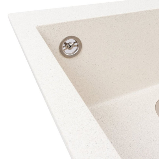 Кухонная мойка Valeso 5750 DAVINA белая в точку