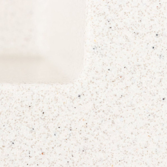 Кухонная мойка Valeso 5750 DAVINA белая в точку