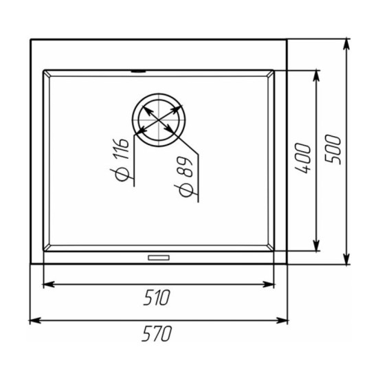 Кухонная мойка Valeso 5750 DAVINA серый