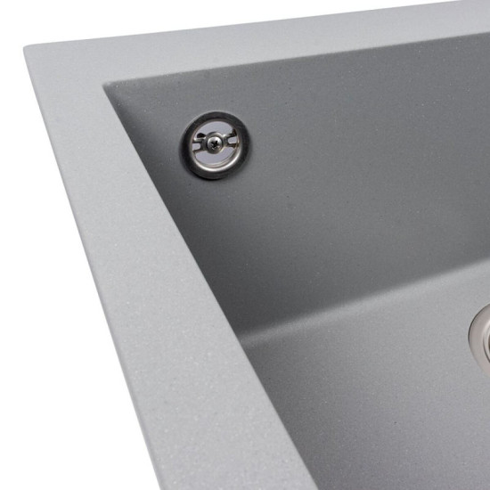 Кухонная мойка Valeso 5750 DAVINA серый металлик