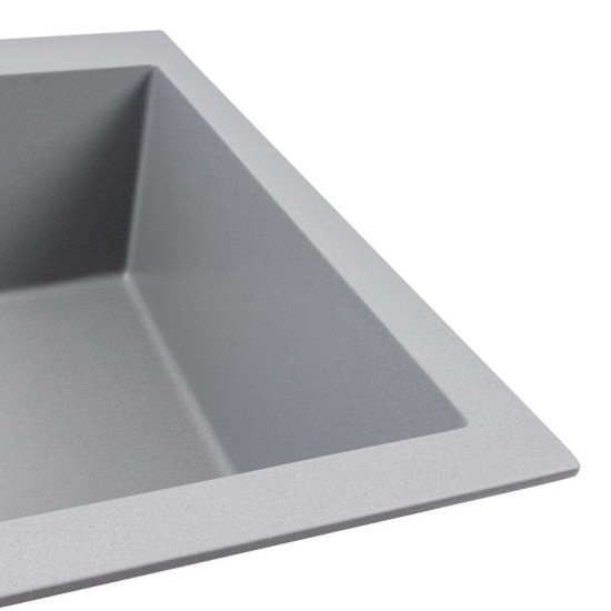 Кухонная мойка Valeso 5750 DAVINA серый металлик