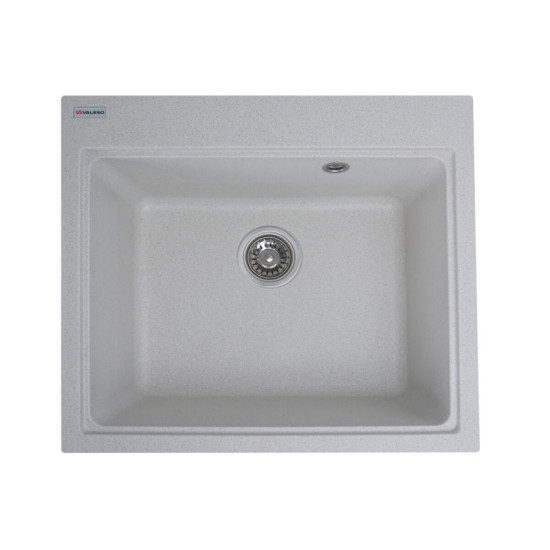Кухонная мойка Valeso 5852 VESTA матовая белая в точку