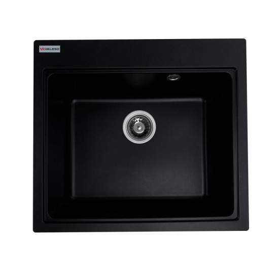 Кухонна мийка Valeso 5852 VESTA матова чорна
