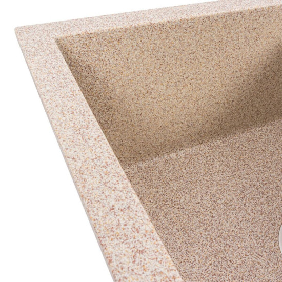 Кухонна мийка Valeso 6550 CRIPTA матова Карамель