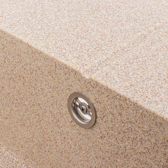 Кухонна мийка Valeso 6550 CRIPTA матова Карамель