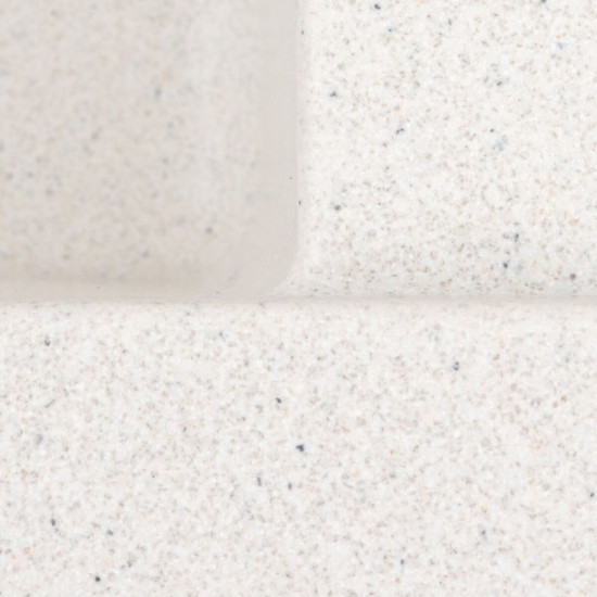 Кухонна мийка Valeso 6550 LOTOS матова біла в крапку