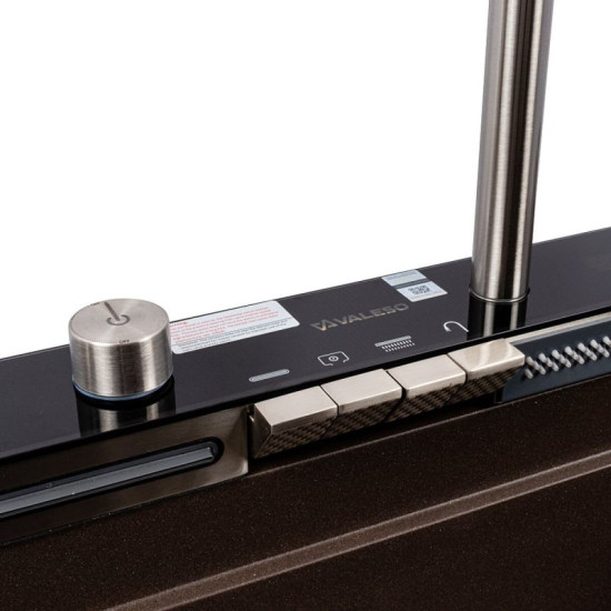 Кухонная мойка Valeso 6846 IRENA матовая темная скала