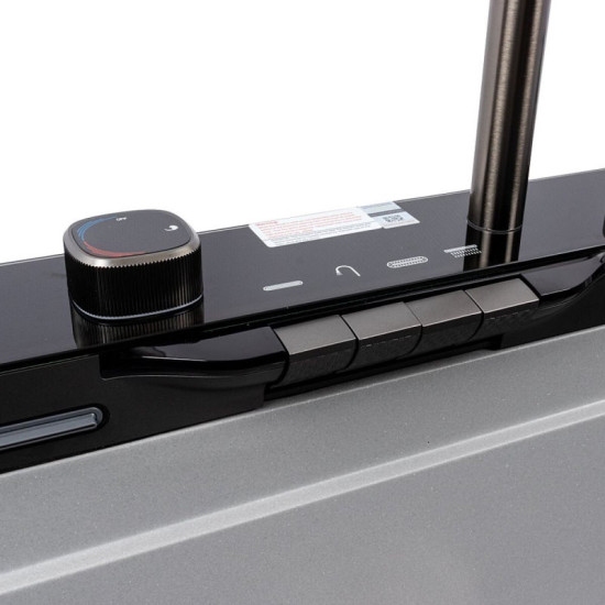 Кухонна мийка Valeso 7546 EVANORA матова сірий металік