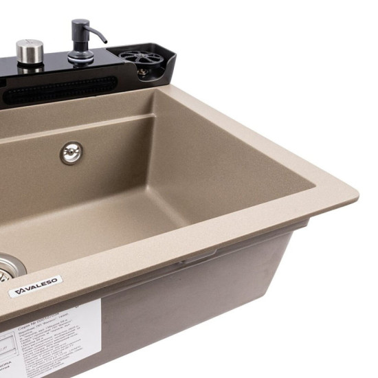 Кухонна мийка Valeso 7546 EVANORA матова титан