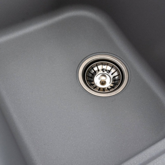 Кухонная мойка Valeso 7950 Equatoria матовая серый металлик