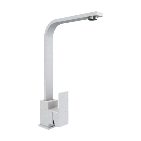 Кухонний змішувач Valeso 179 NES (3007) білий в крапку