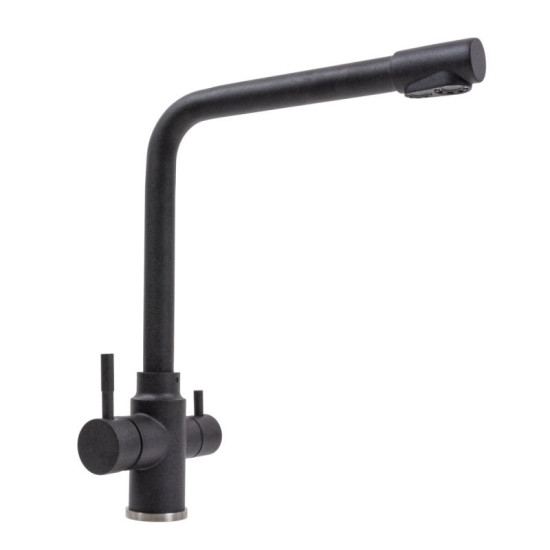 Кухонний змішувач із підключенням до фільтра Valeso KT 8201 (8626) Карбон