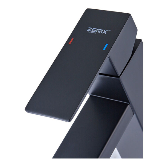 Змішувач для раковини Zerix KUB-001 Black (ZX4703)