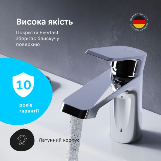 Смеситель для раковины Am.Pm Flash F9H02100 (хром)