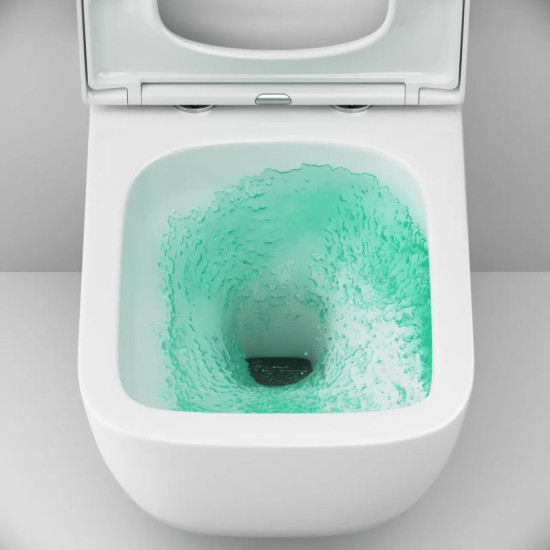 Унитаз подвесной Am.Pm Gem AquaSpin CGA1901SC (воронкообразный, с сиденьем)