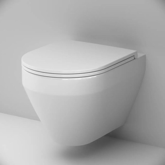 Унитаз подвесной Am.Pm Spirit V2.0 AquaSpin CSB1900SC (воронкообразный, с сиденьем)