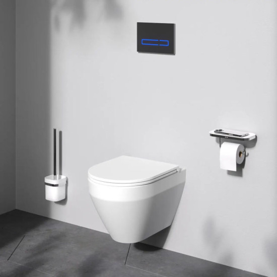 Унитаз подвесной Am.Pm Spirit V2.0 AquaSpin CSB1900SC (воронкообразный, с сиденьем)