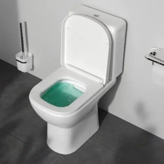 Унітаз-компакт Am.Pm Sunny AquaSpin CLA8900SC (воронкоподібний, з сидінням)