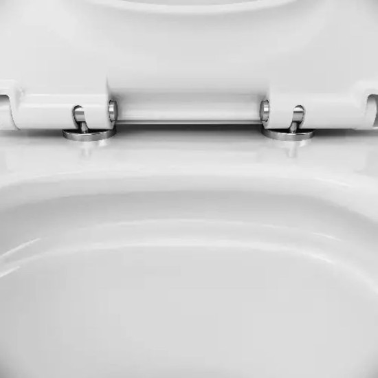 Унітаз-компакт Am.Pm Sunny AquaSpin CLA8900SC (воронкоподібний, з сидінням)