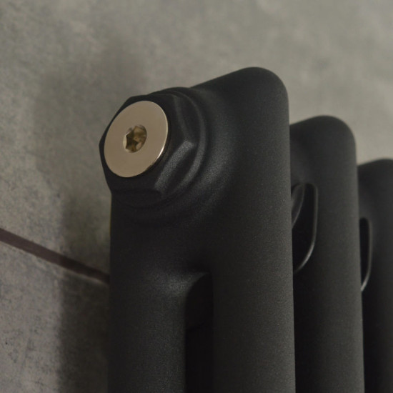 Вертикальний радіатор Navin Calidum 2-8 380x1800, anticor, чорний муар 02-254004-3818