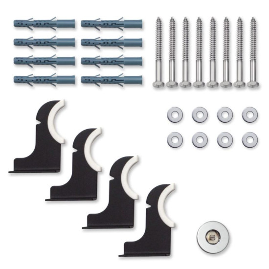 Вертикальний радіатор Navin Ellipse double 600x1800-10 (50мм), anticor, чорний муар 02-245133-6018