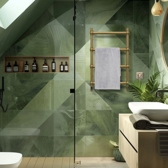 Рушникосушарка Navin Retro 500x800 Sensor 10-540133-5080 лівий бронза