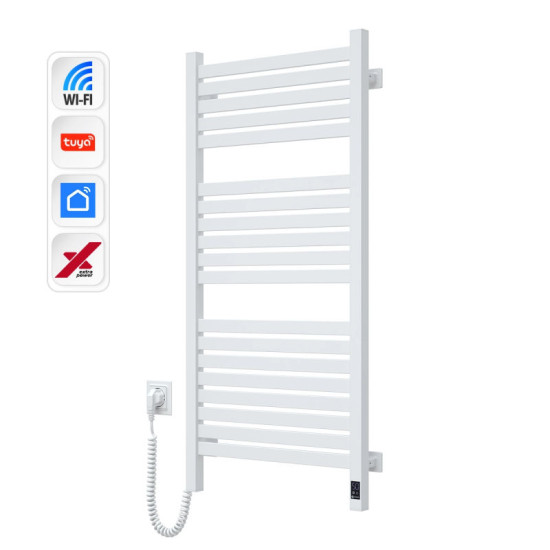 Полотенцесушитель Navin Авангард X 480x1000 Sensor Wi-Fi 12-172155-4810 левый белый