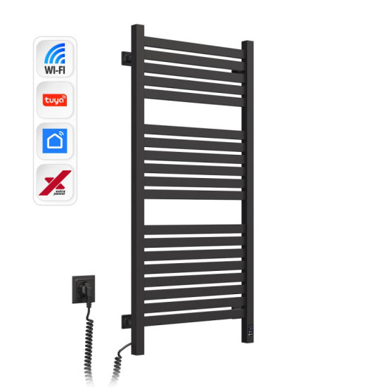 Рушникосушарка Navin Авангард X 480x1000 Sensor Wi-Fi 12-272155-4810 лівий чорний муар