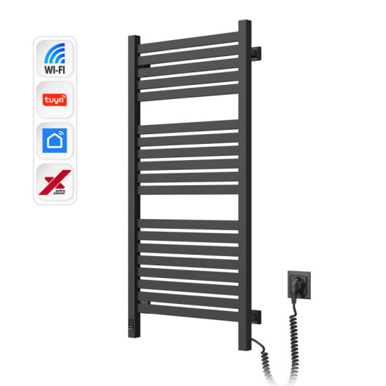 Рушникосушарка Navin Авангард X 480x1000 Sensor Wi-Fi 12-272055-4810 правий чорний муар